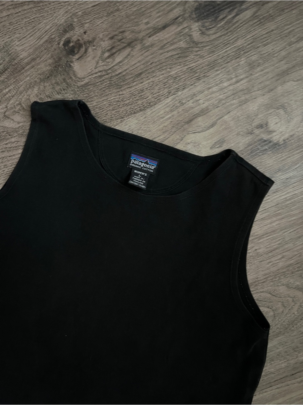 Patagonia Black Sleeveless Midi Tank Dress